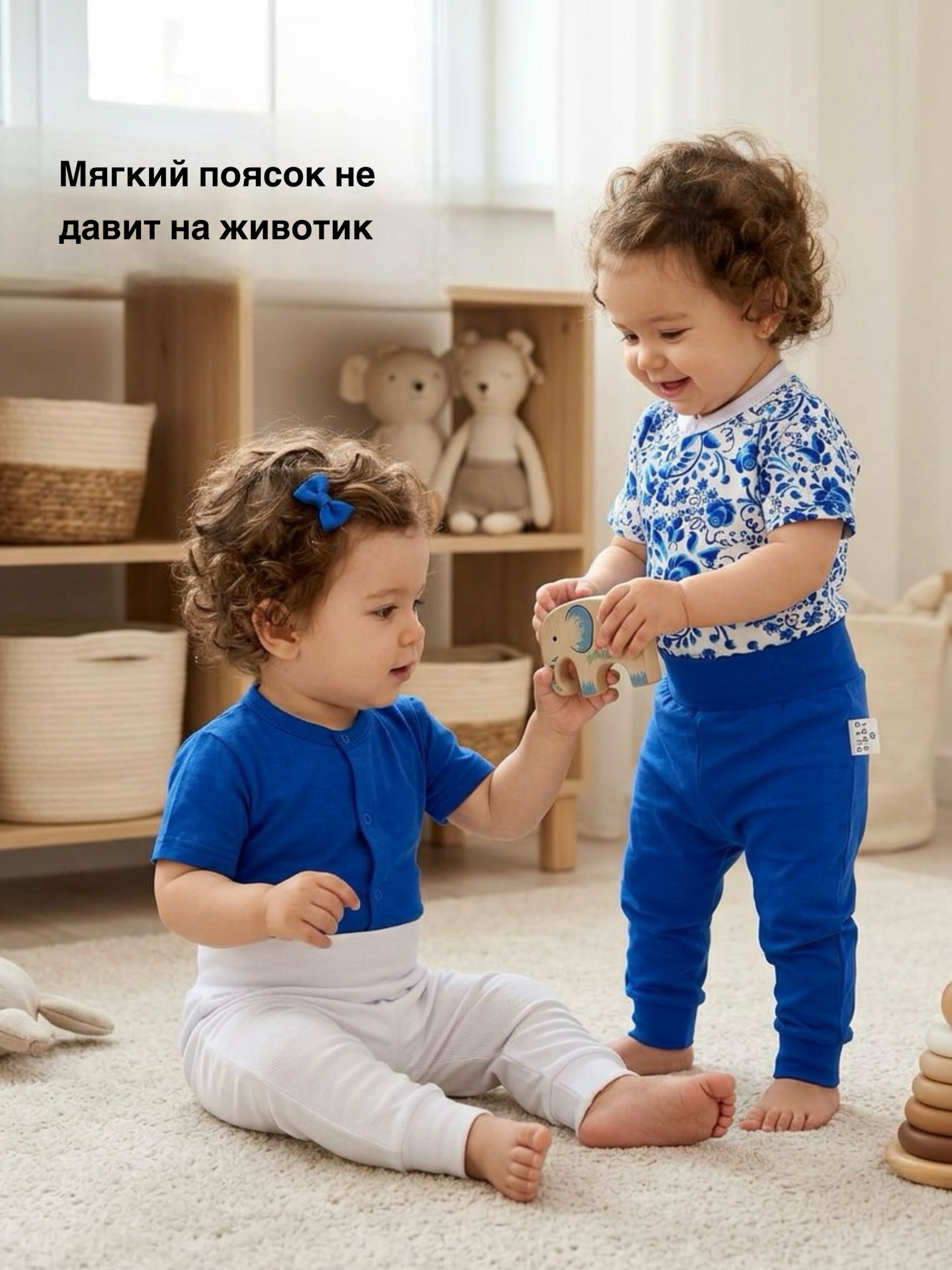 Боди 3 шт MIKO YUMI Body-гжель - фото 2