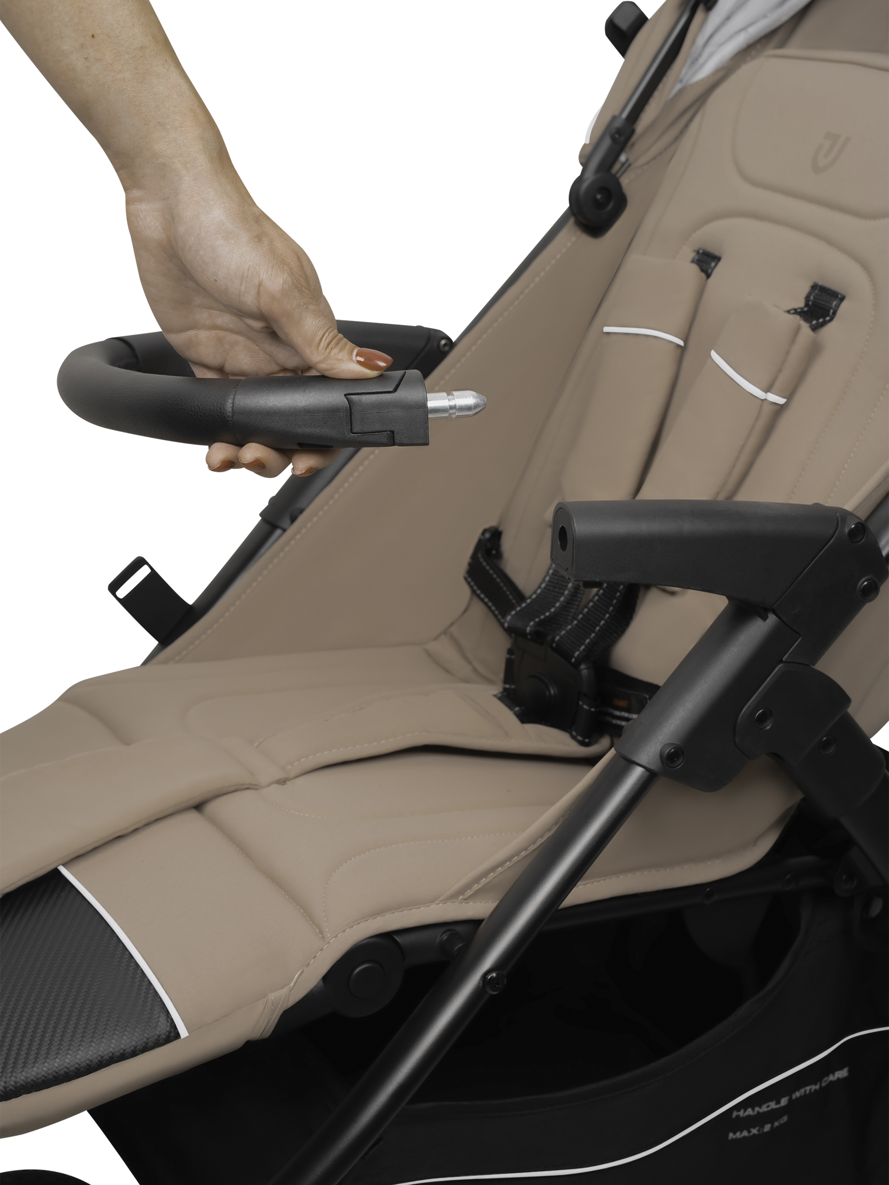 Коляска прогулочная JOVOLA Selena SL, бежевый - фото 16