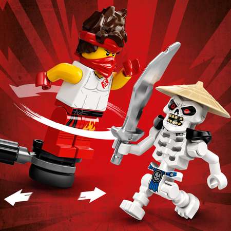 Конструктор LEGO NINJAGO Кай против Армии скелетов блочный