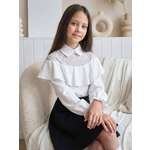 Блузка СИНЯЯ МОДА