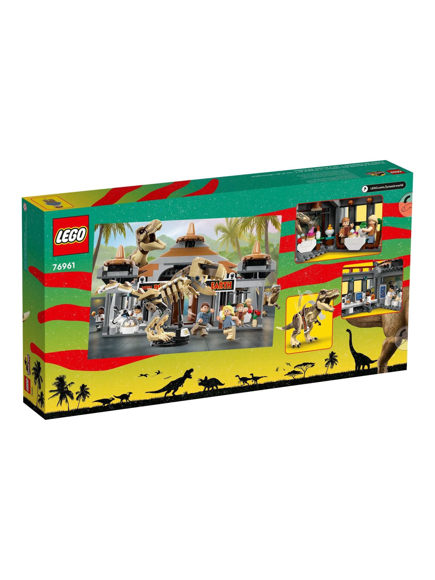 Конструктор LEGO Jurassic World Ти-рекс против Раптора 693 дет. - фото 3