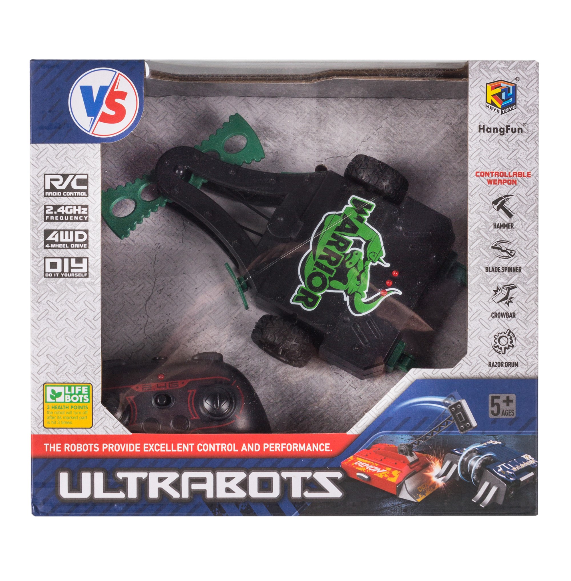 Робот РУ ULTRA BOTS Черный бык - фото 2
