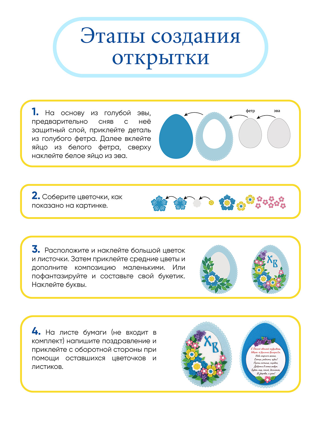 Набор для творчества Santa Lucia аппликация - фото 4