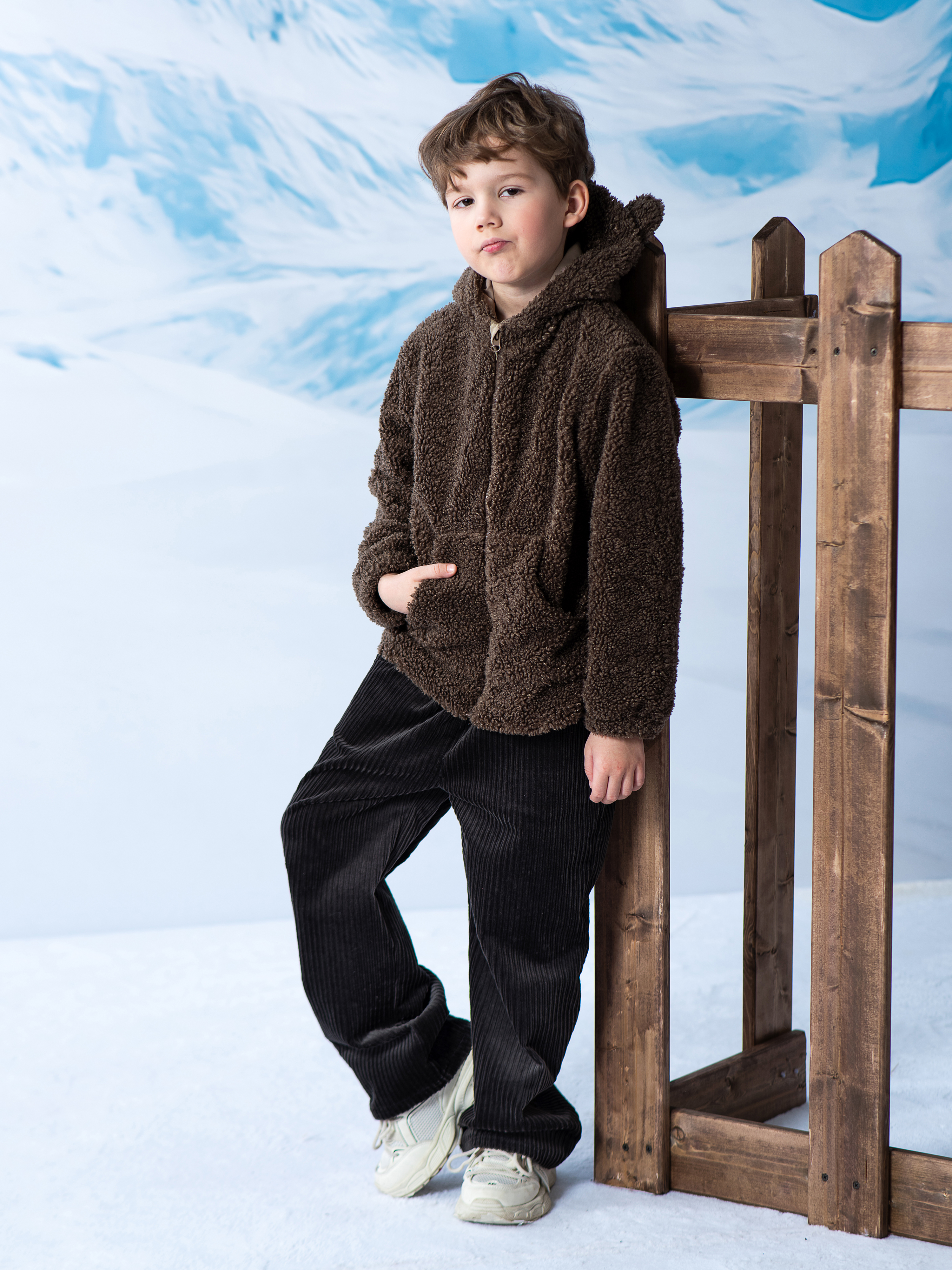 Толстовка LisaWeta FC-01-24 коричневый - фото 6