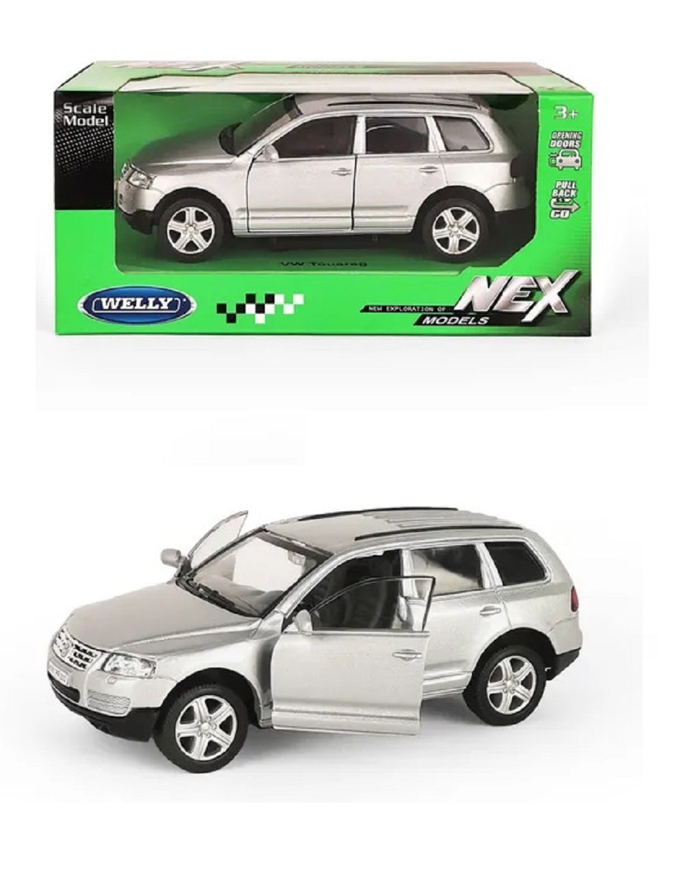 Автомобиль Welly Volkswagen Volkswagen Touareg 39877CW-S - фото 1