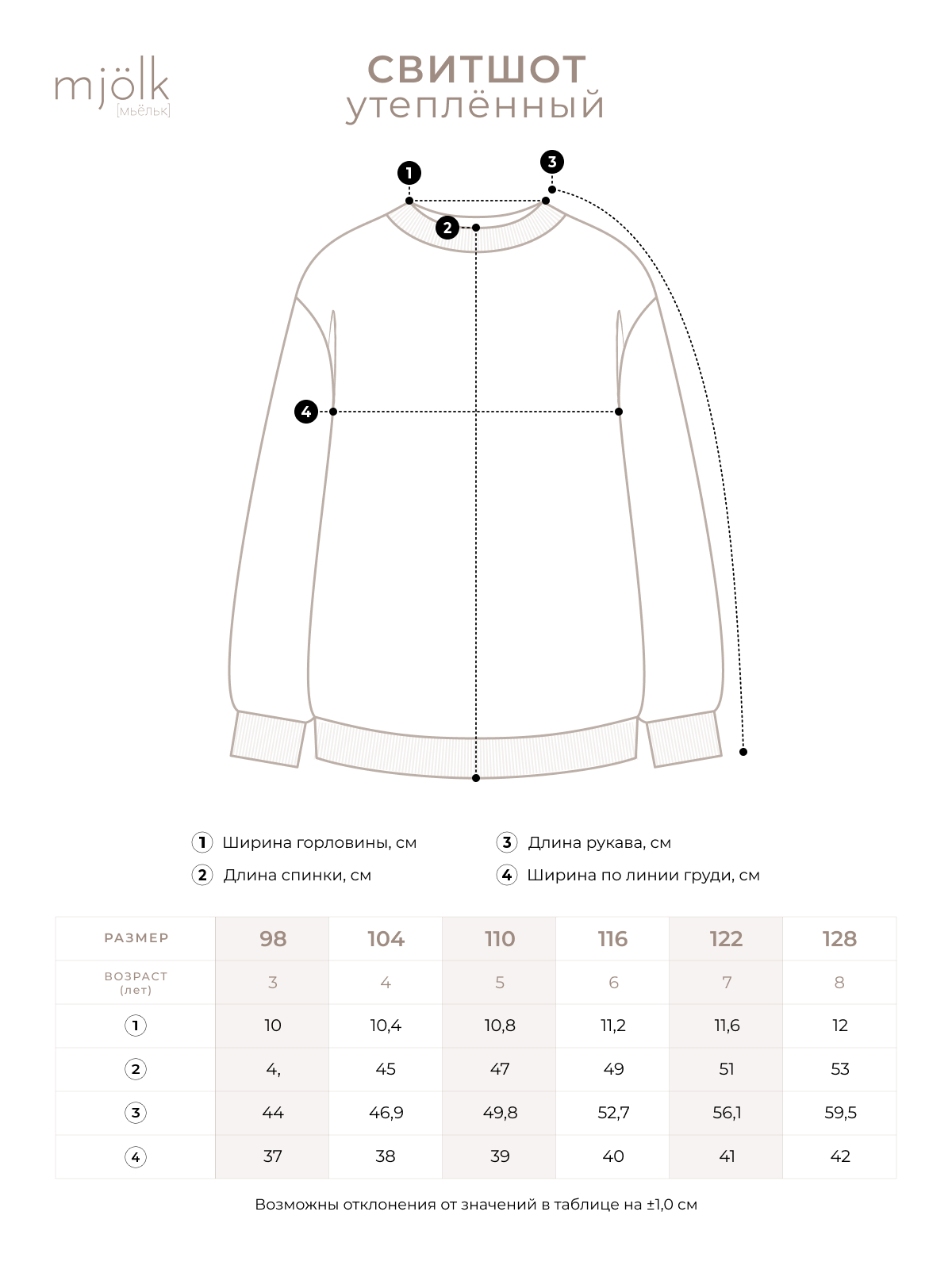 Свитшот Mjolk 9098671 - фото 8