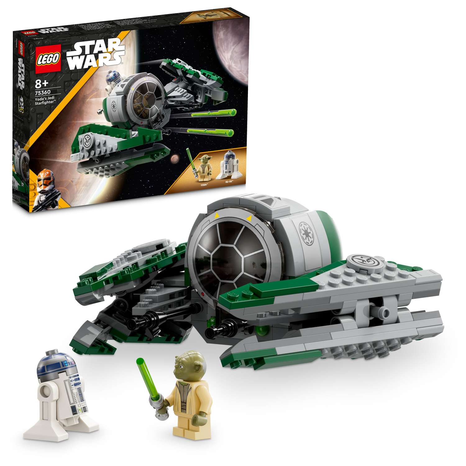 Конструктор LEGO Star Wars Yodas Jedi Starfighter 253 дет. - фото 1