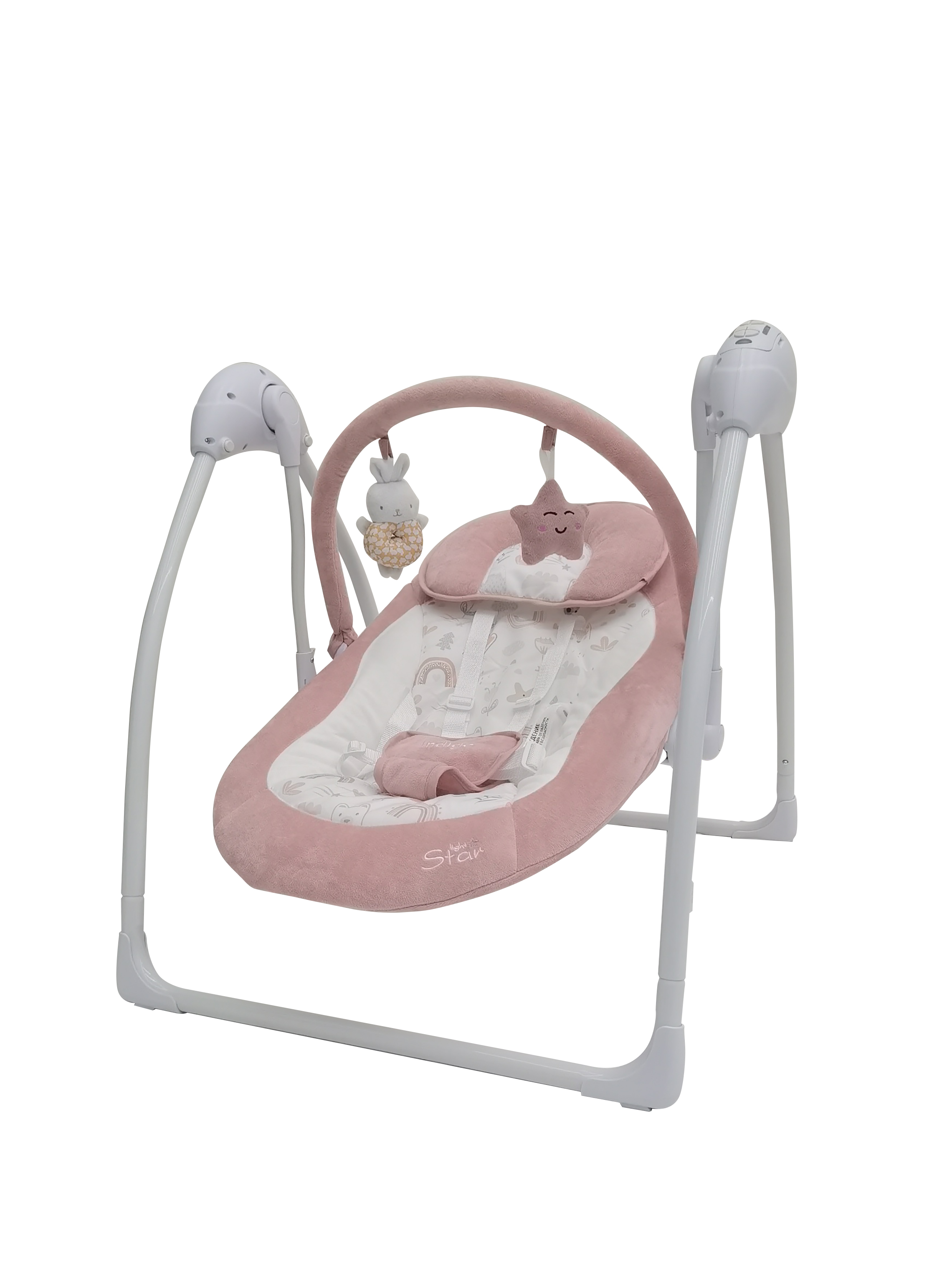 Качели Indigo Star light розовый - фото 1