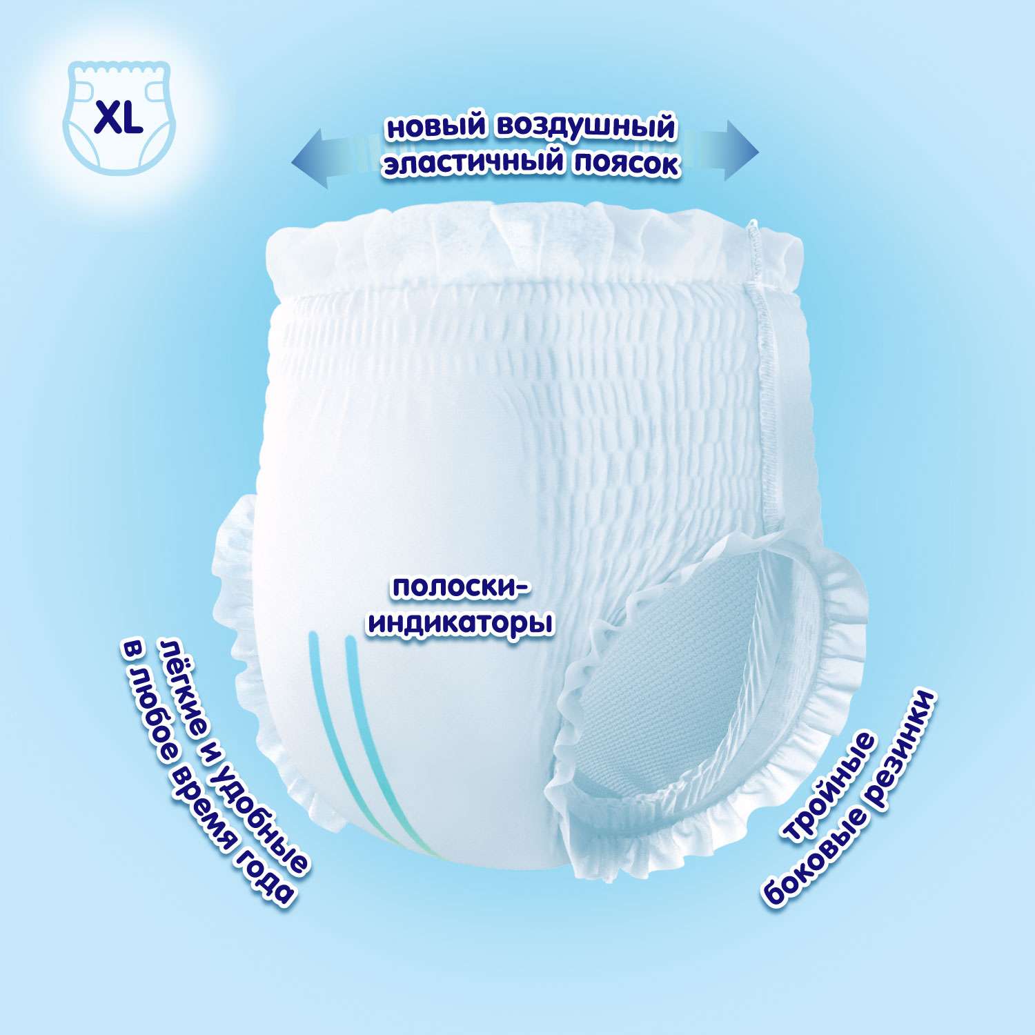 Трусики MANU ультратонкие XL (12-17 кг) 54 шт. - фото 2
