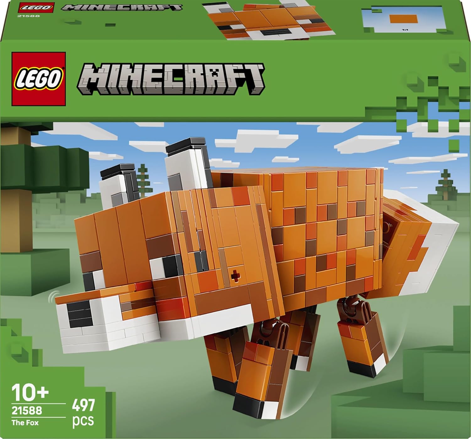 Конструктор LEGO Minecraft Лиса 497 дет. - фото 5