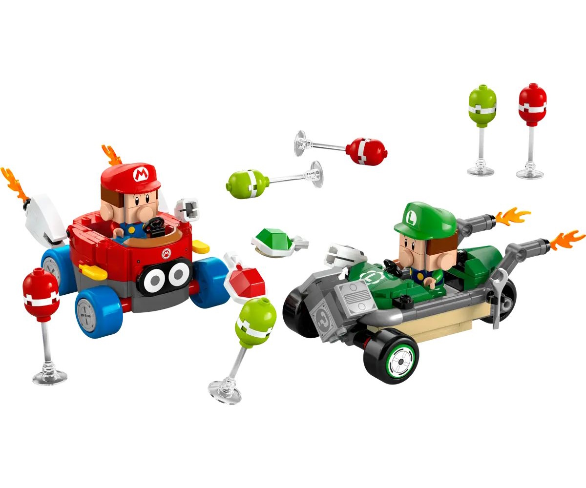 Конструктор LEGO Super Mario Марио против Малыша Луиджи 321 дет. - фото 2
