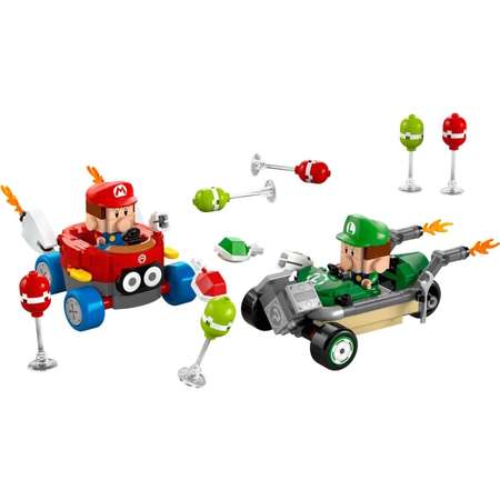 Конструктор LEGO Super Mario Марио против Малыша Луиджи блочный
