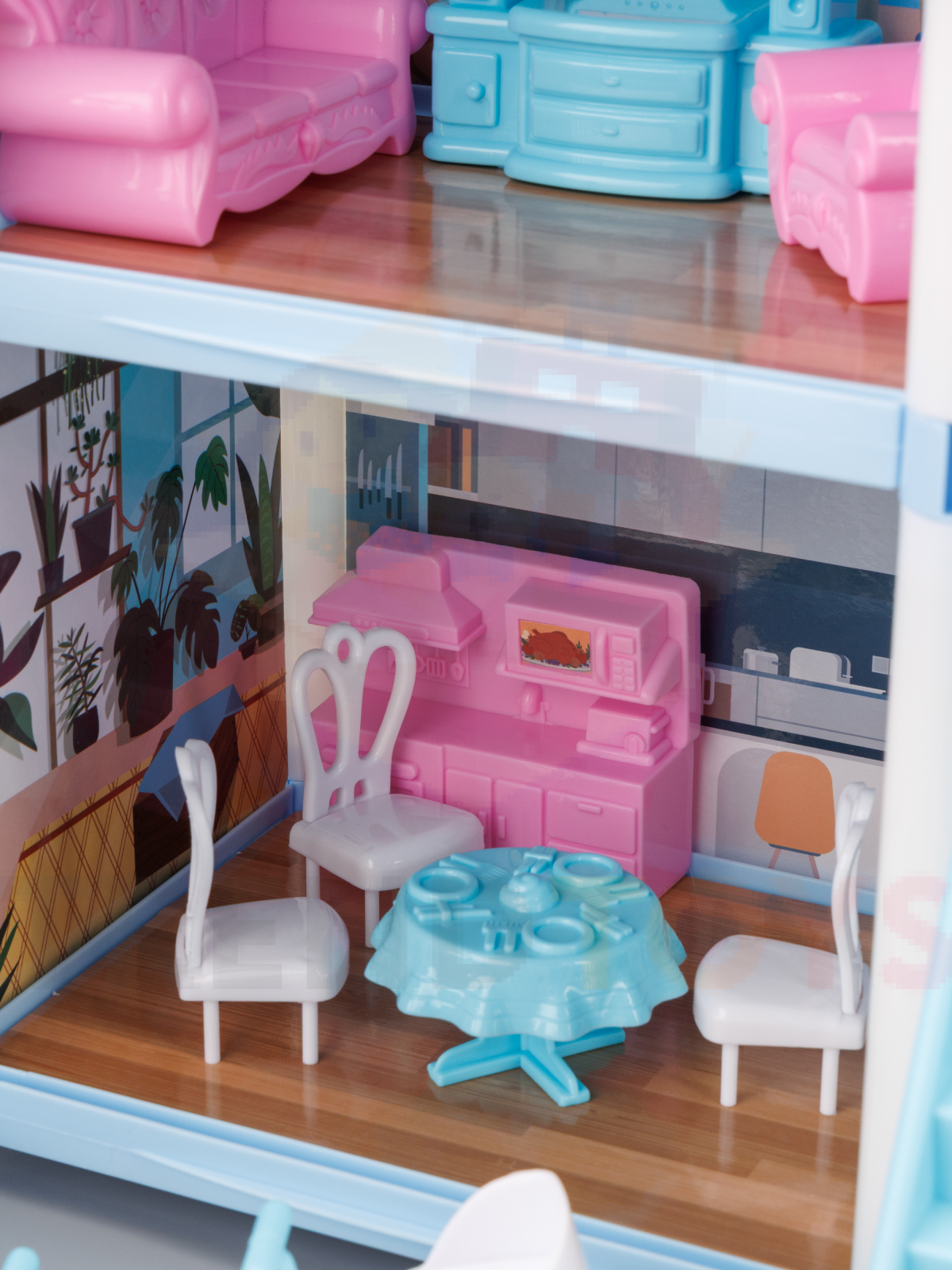 Домик для кукол TrendToys 52 см с мебелью LDG103 - фото 14