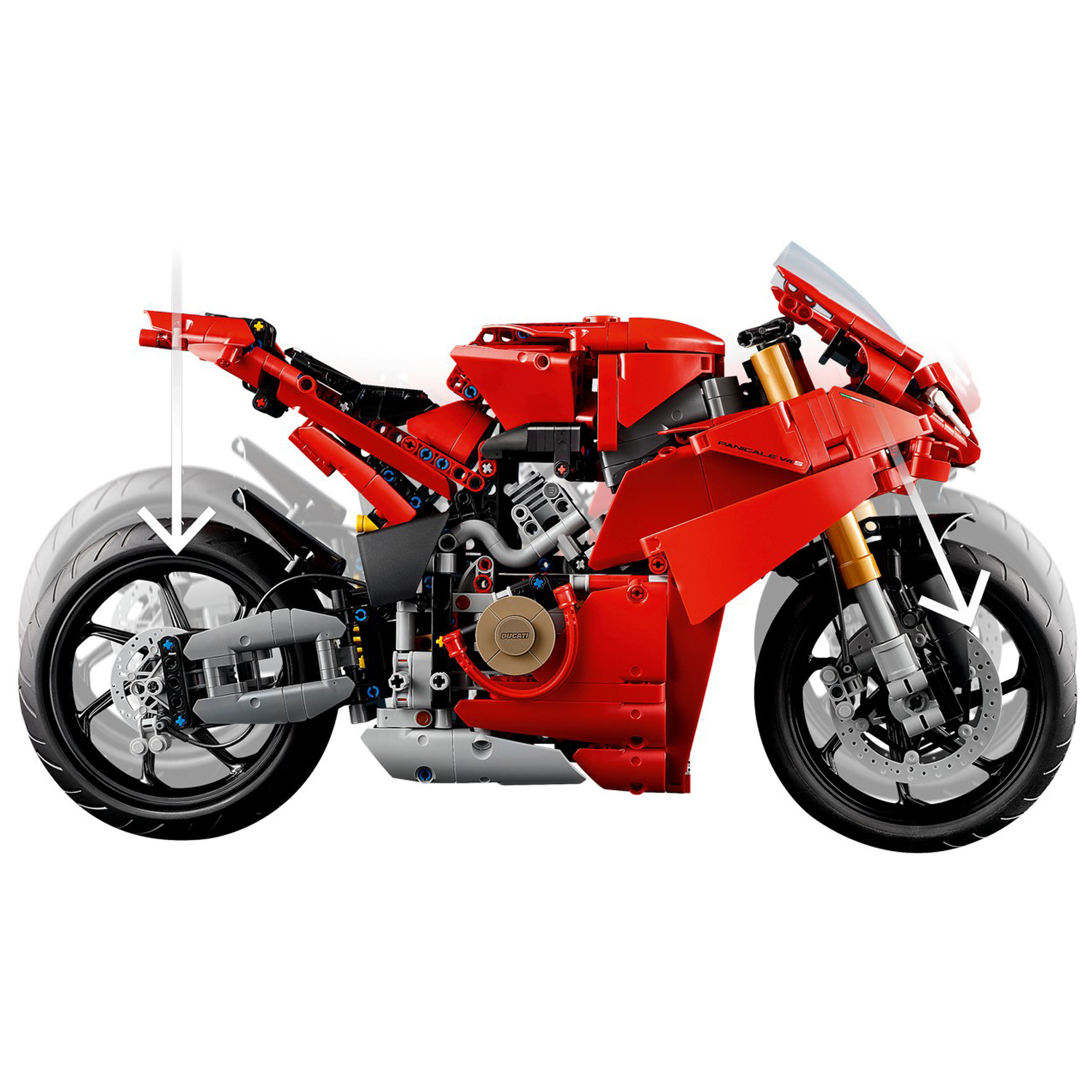 Конструктор LEGO Technic Мотоцикл Ducati Panigale 1603 дет. - фото 8