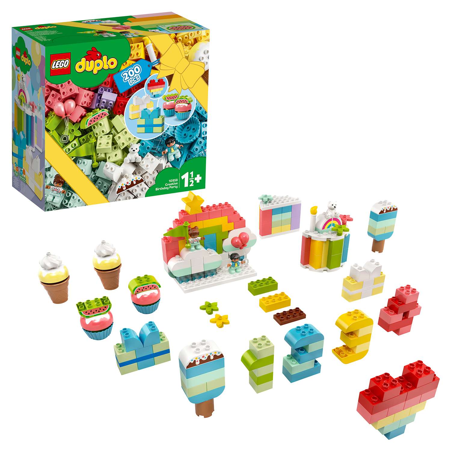Конструктор LEGO DUPLO Веселый день рождения блочный - фото 1