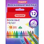 Восковые мелки Пифагор 12 шт.