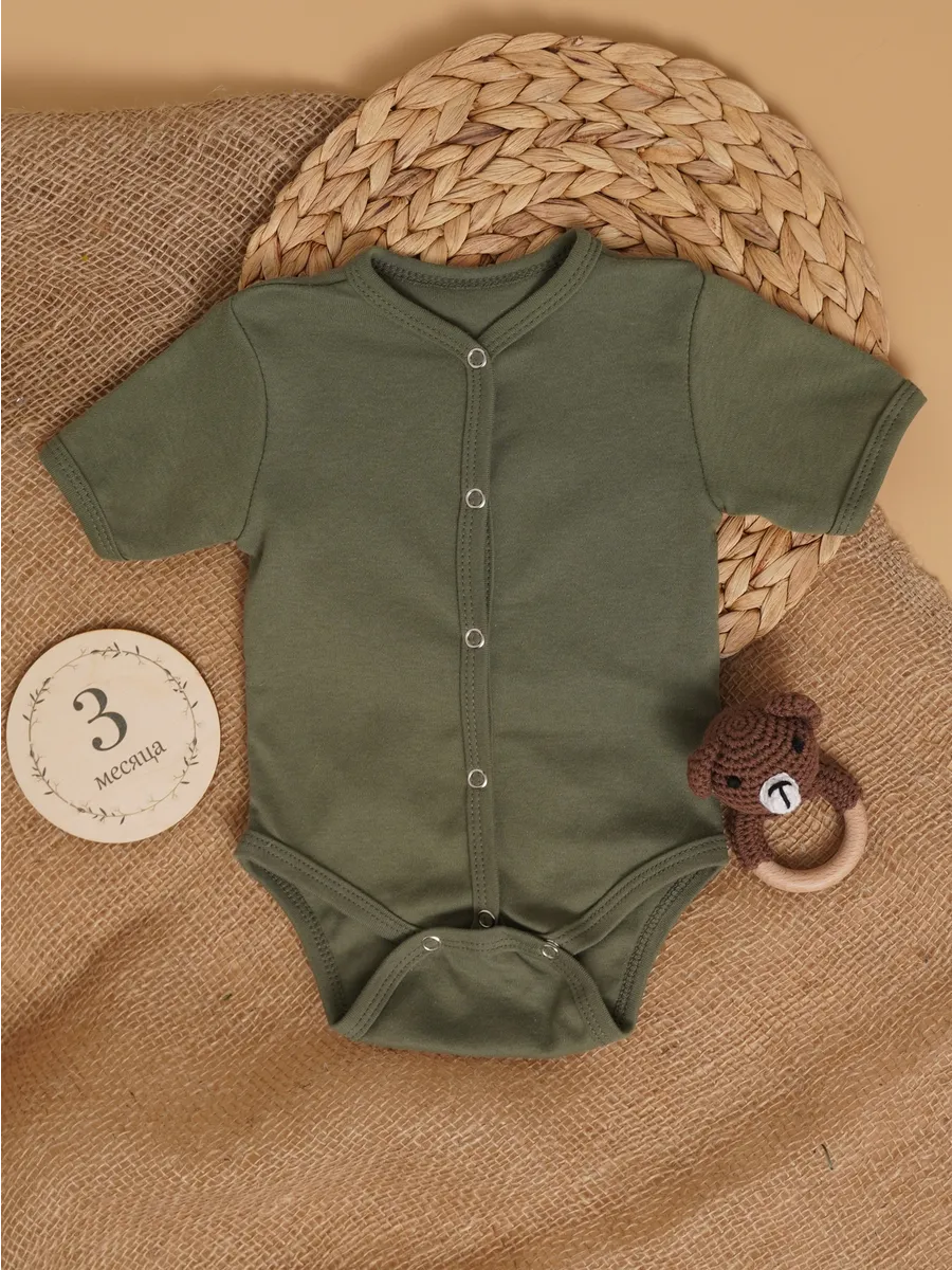 Боди 3 шт Супер Пупс нбр/3пр/бд/коррук/SK23хакилисточкиветочки - фото 9