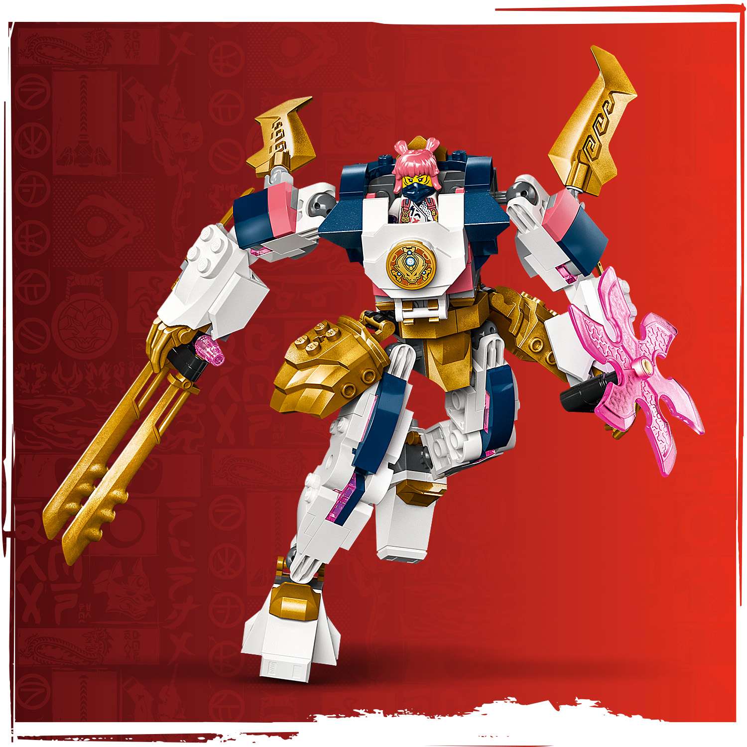 Конструктор LEGO NINJAGO Soras Elemental Tech Mech 209 дет. - фото 5