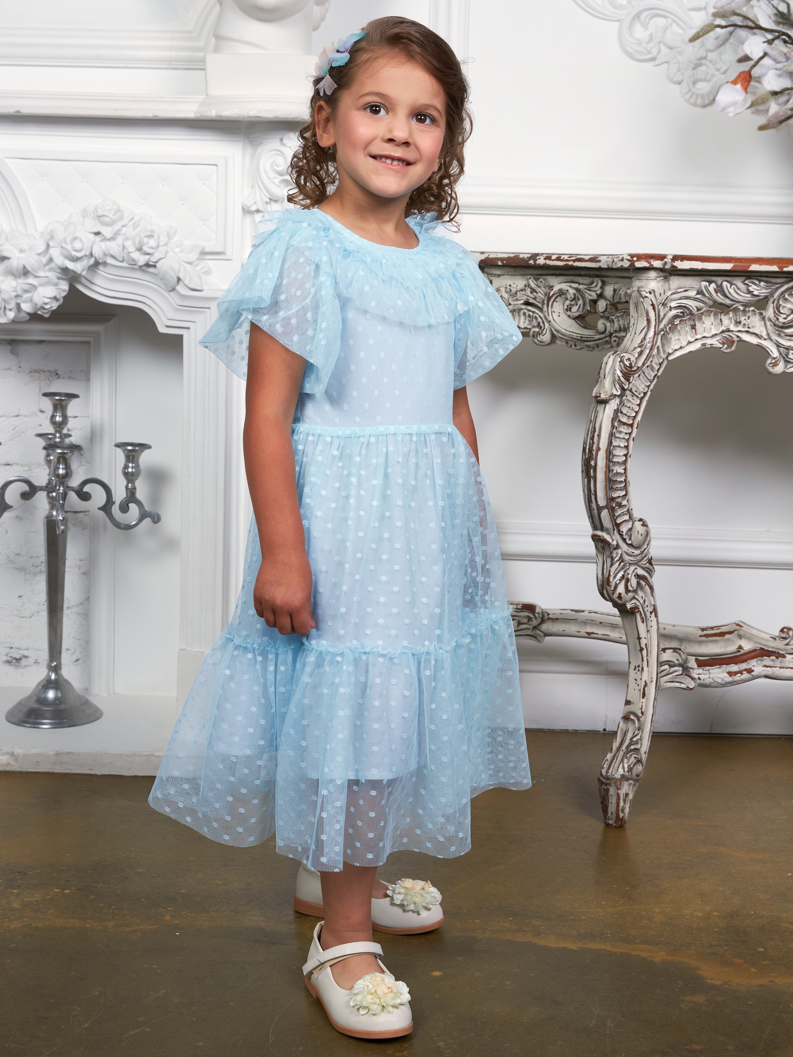 Платье ME WE KG225-W601-192_Голубой - фото 4