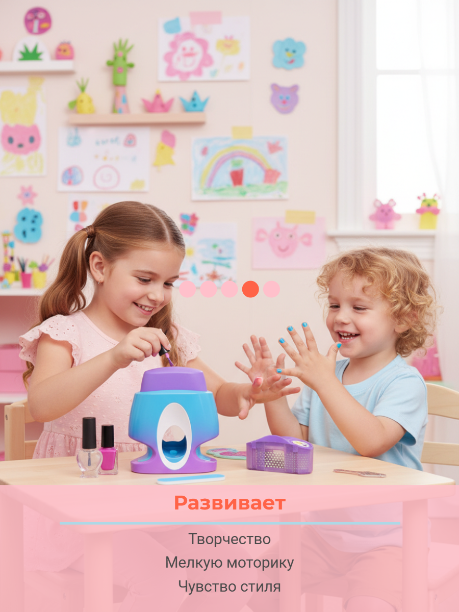 Игрушка ТОТОША маникюрный набор Набор для маникюра - фото 5