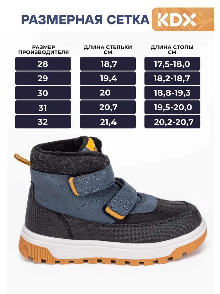 Ботинки KDX SKY-32 navy - фото 4