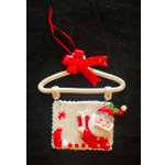 Украшение ёлочное Магия праздника NY18/041 Украшение ёлочное из полимеров: Дед Мороз на вешалке 11-10 cm, матовый