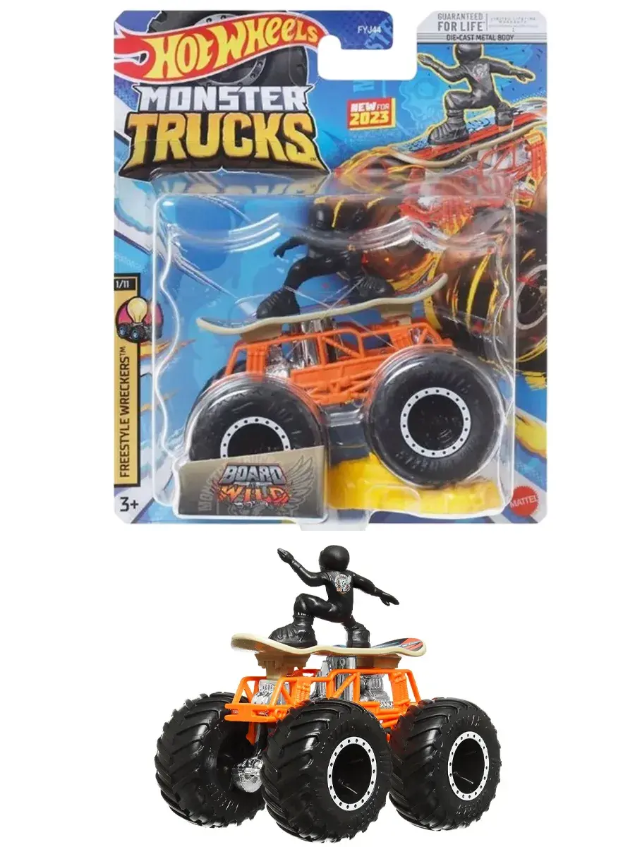 Монстр-трак Hot Wheels Monster Trucks 1:64 HKM32 - фото 1