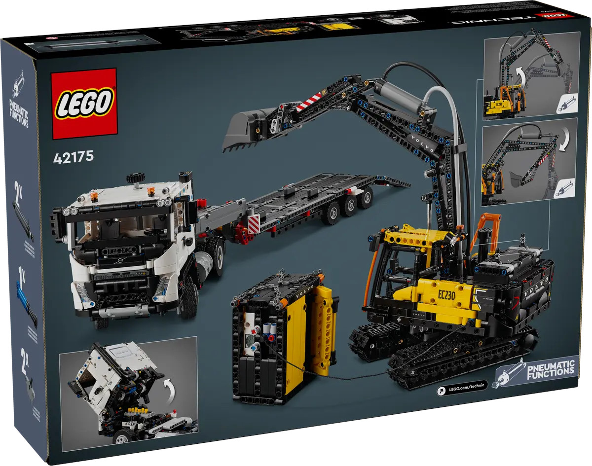 Конструктор LEGO Technic Volvo FMX и EC230 Electric 2274 дет. - фото 8