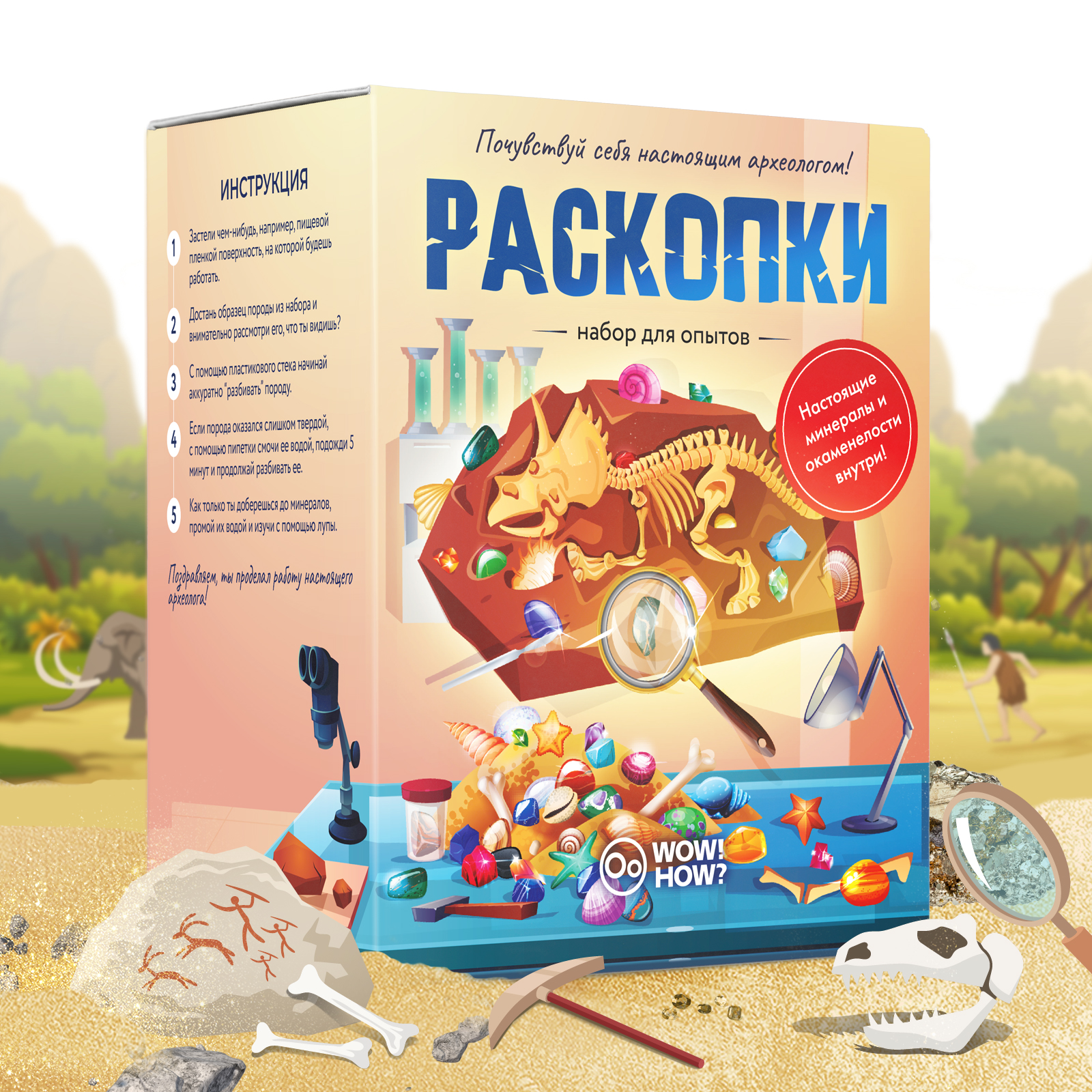 Набор для раскопок WOW! HOW? - фото 1