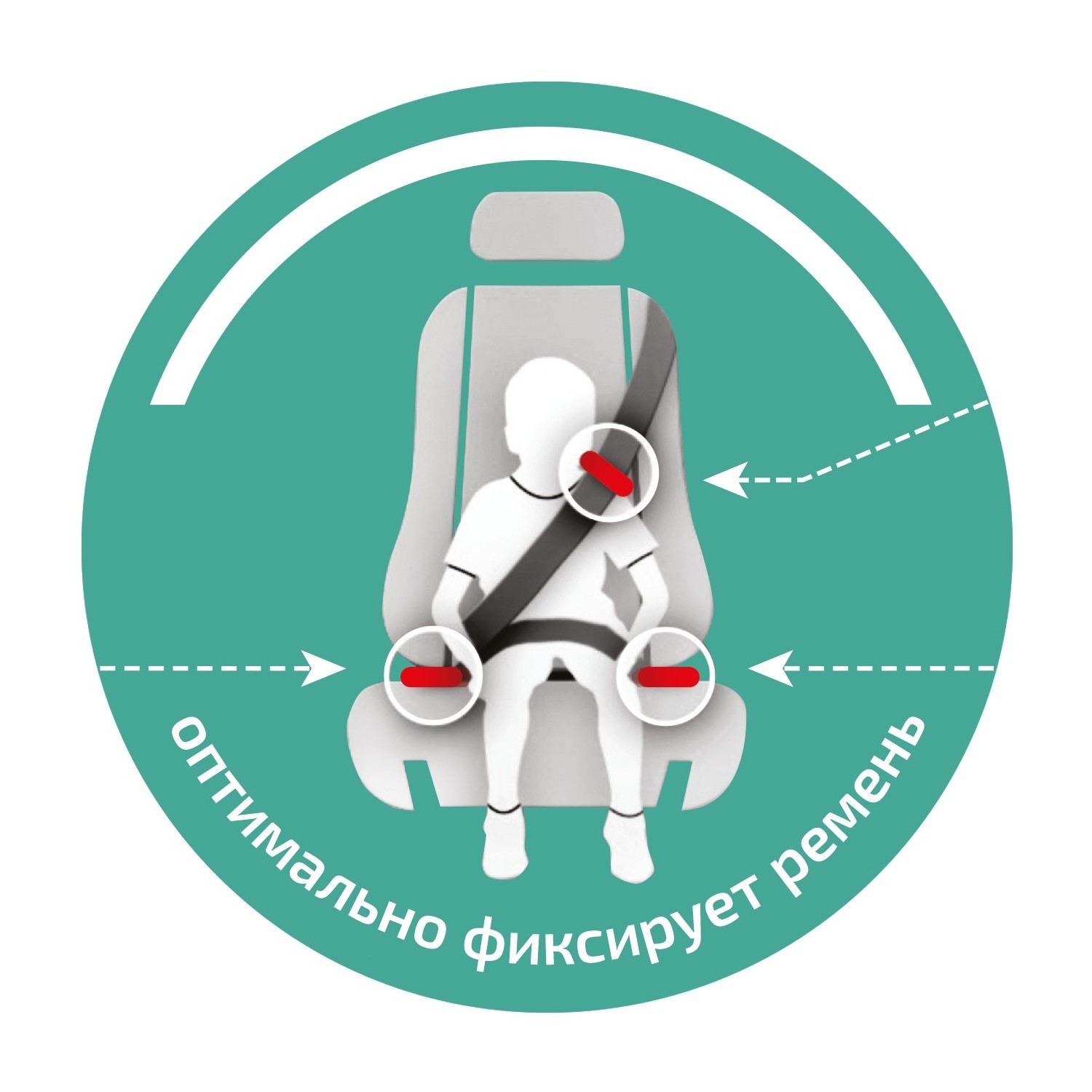 Автокресло Hifold Racing Red 2/3 (15-36 кг) - фото 20