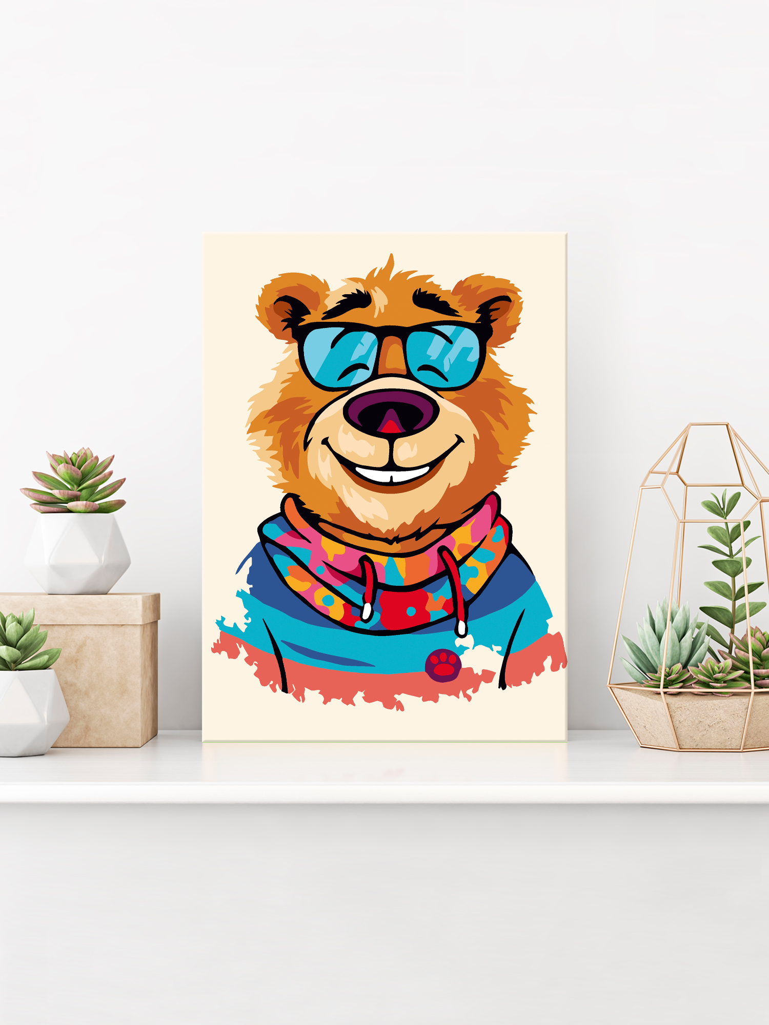 Картина по номерам Hobby Paint Милый мишка в ассортименте - фото 3