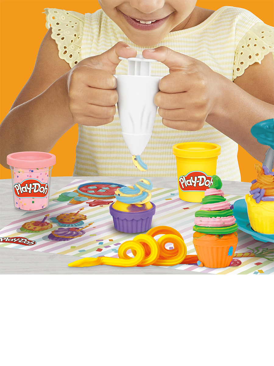 Масса для лепки Hasbro Play-Doh Кексы с подставкой - фото 6