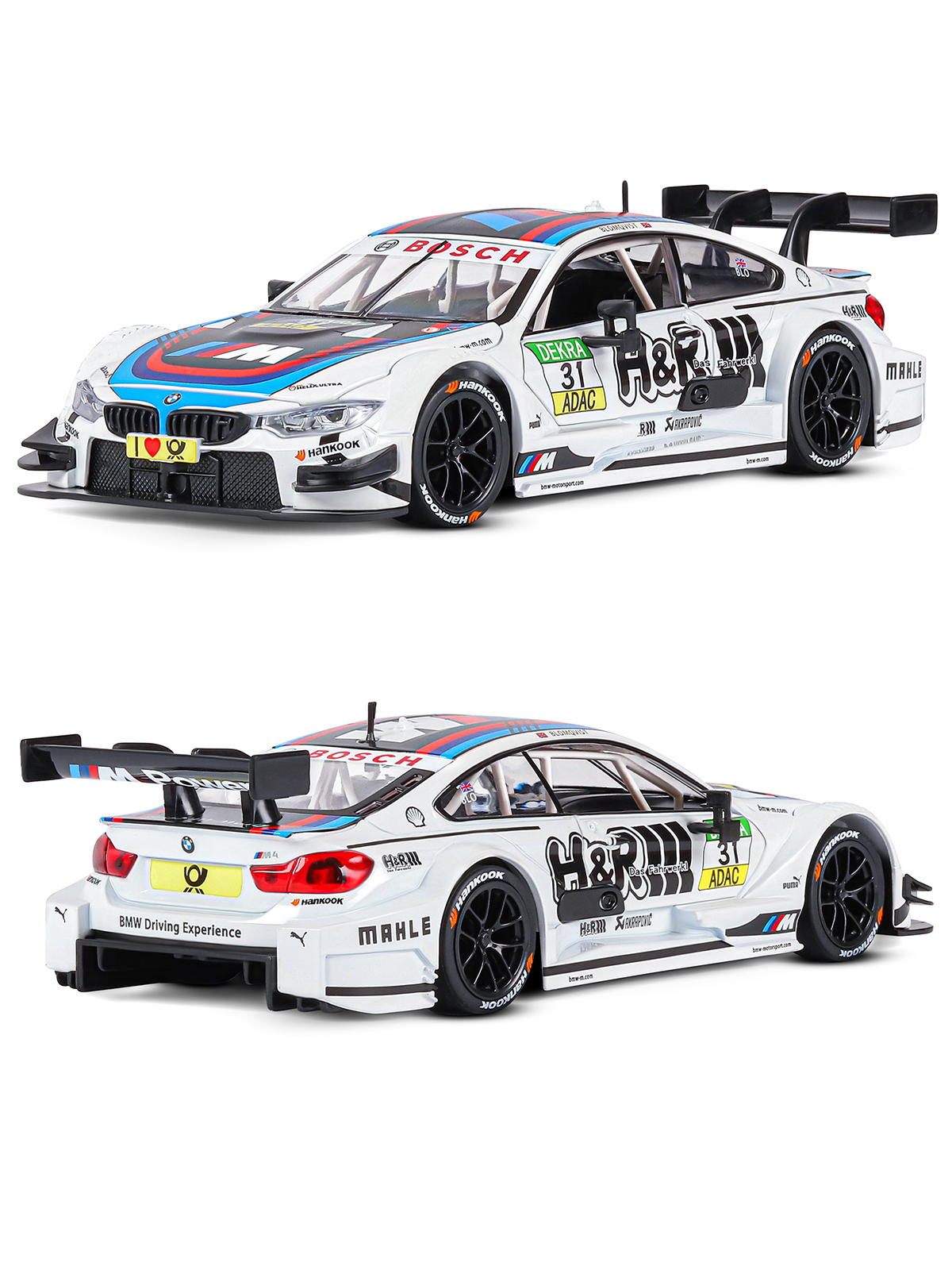 Автомобиль АВТОпанорама BMW M4 1:24 JB1200219 - фото 6