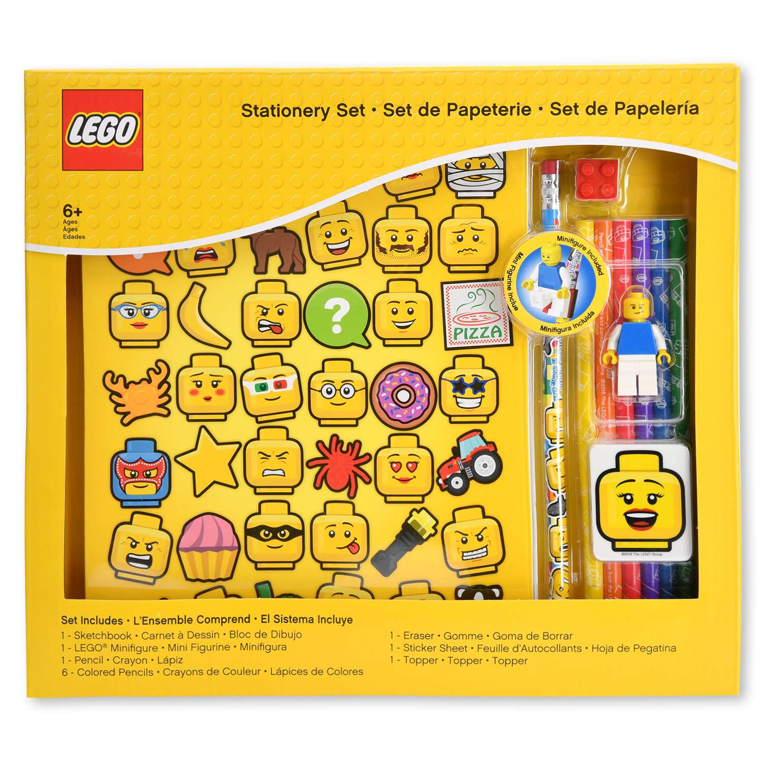 Карандаши цветные LEGO 11 шт. - фото 1