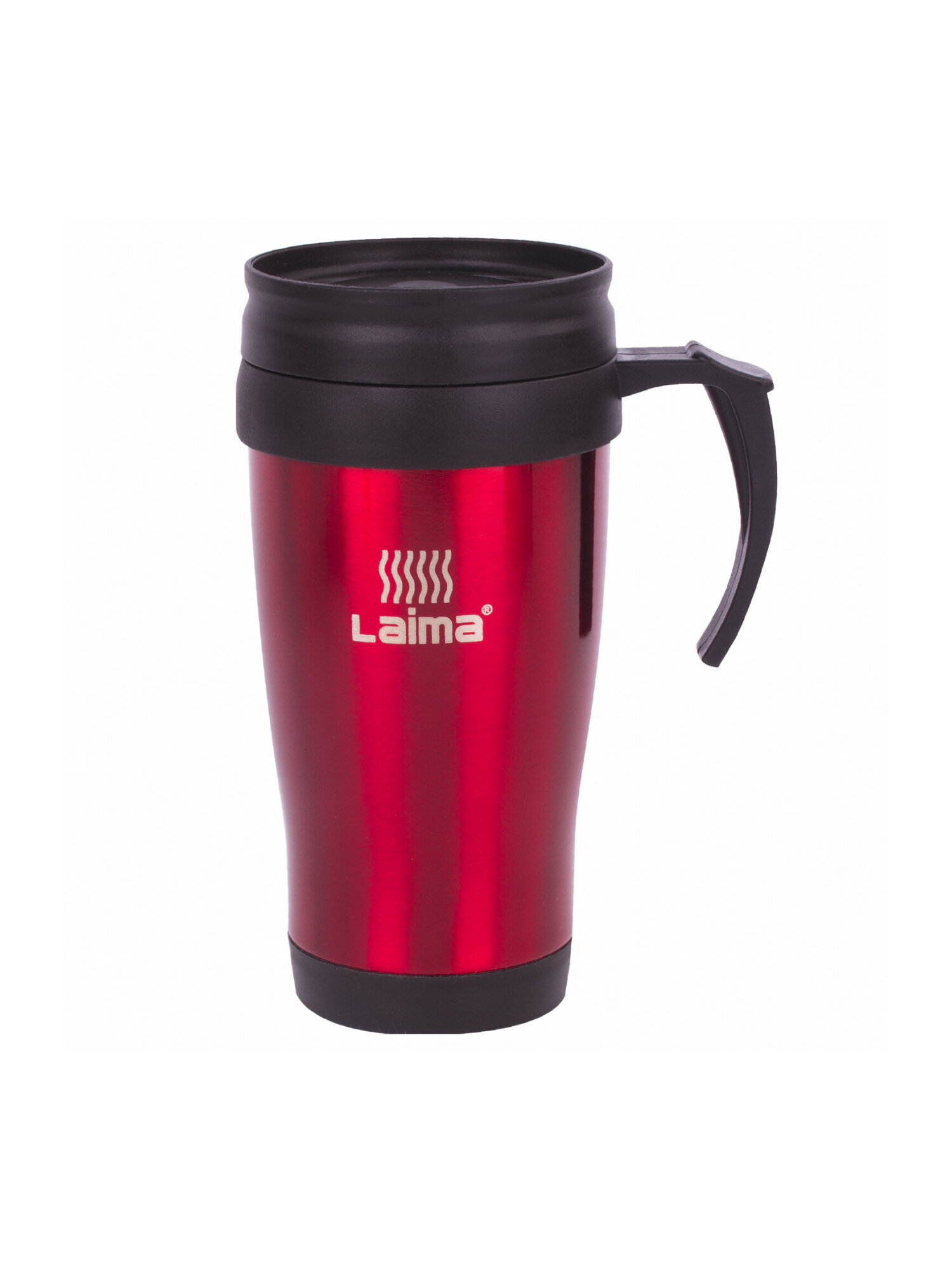 Термокружка Лайма 400 мл нержавеющая сталь красная - фото 8