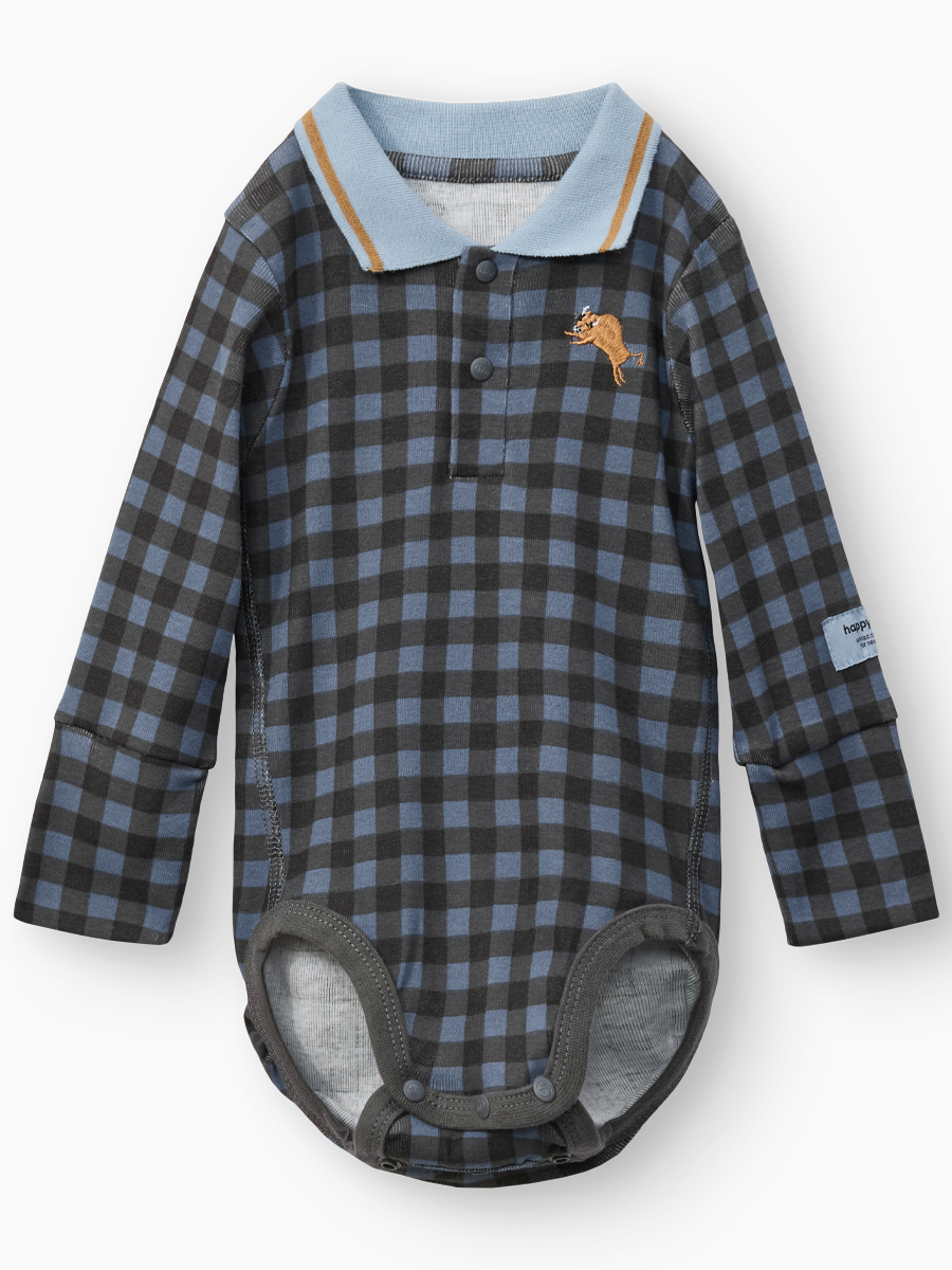 Боди 2 шт Happy Baby 90166-0_beige grey - фото 2