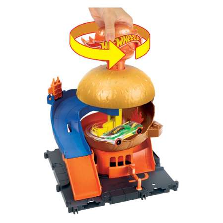 Трек Hot Wheels City Downtown с пусковой установкой