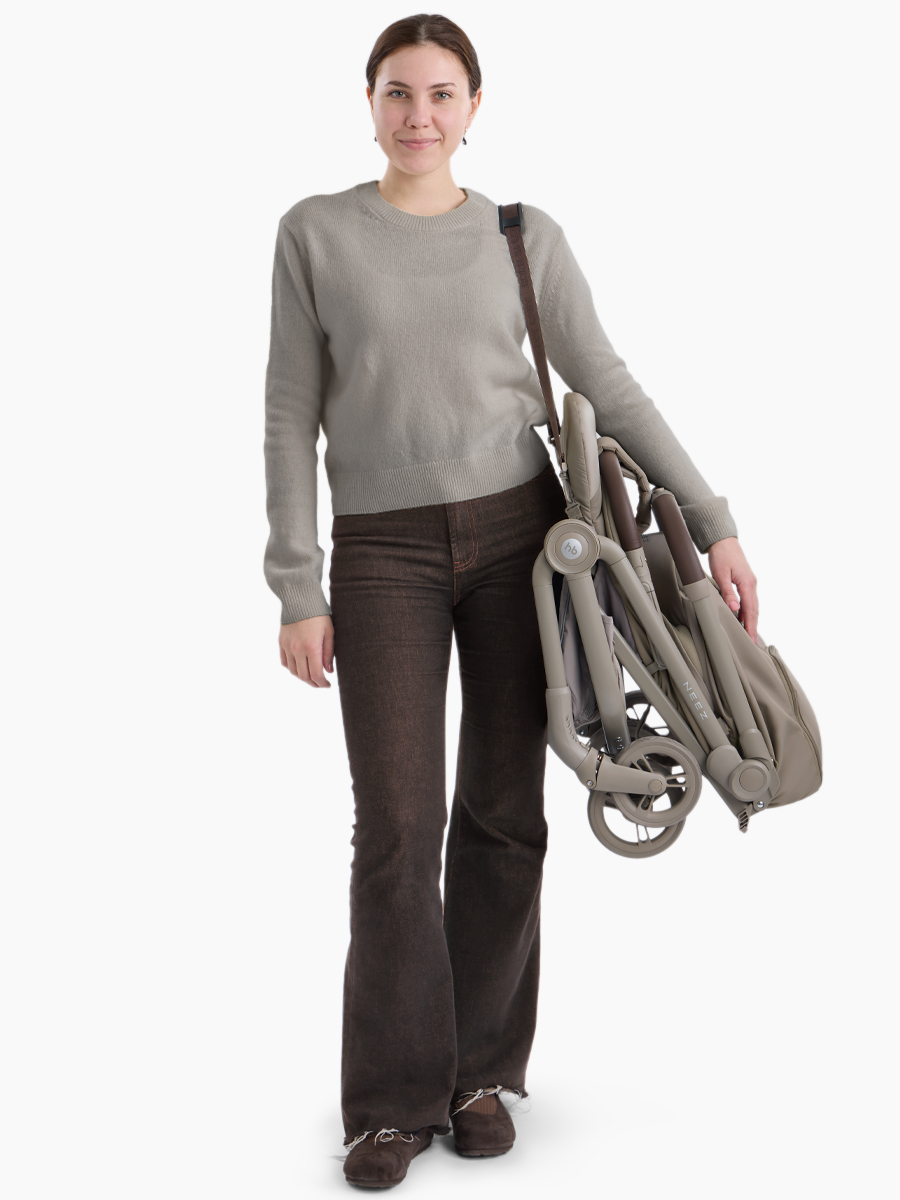 Коляска прогулочная Happy Baby Neez зеленый - фото 21