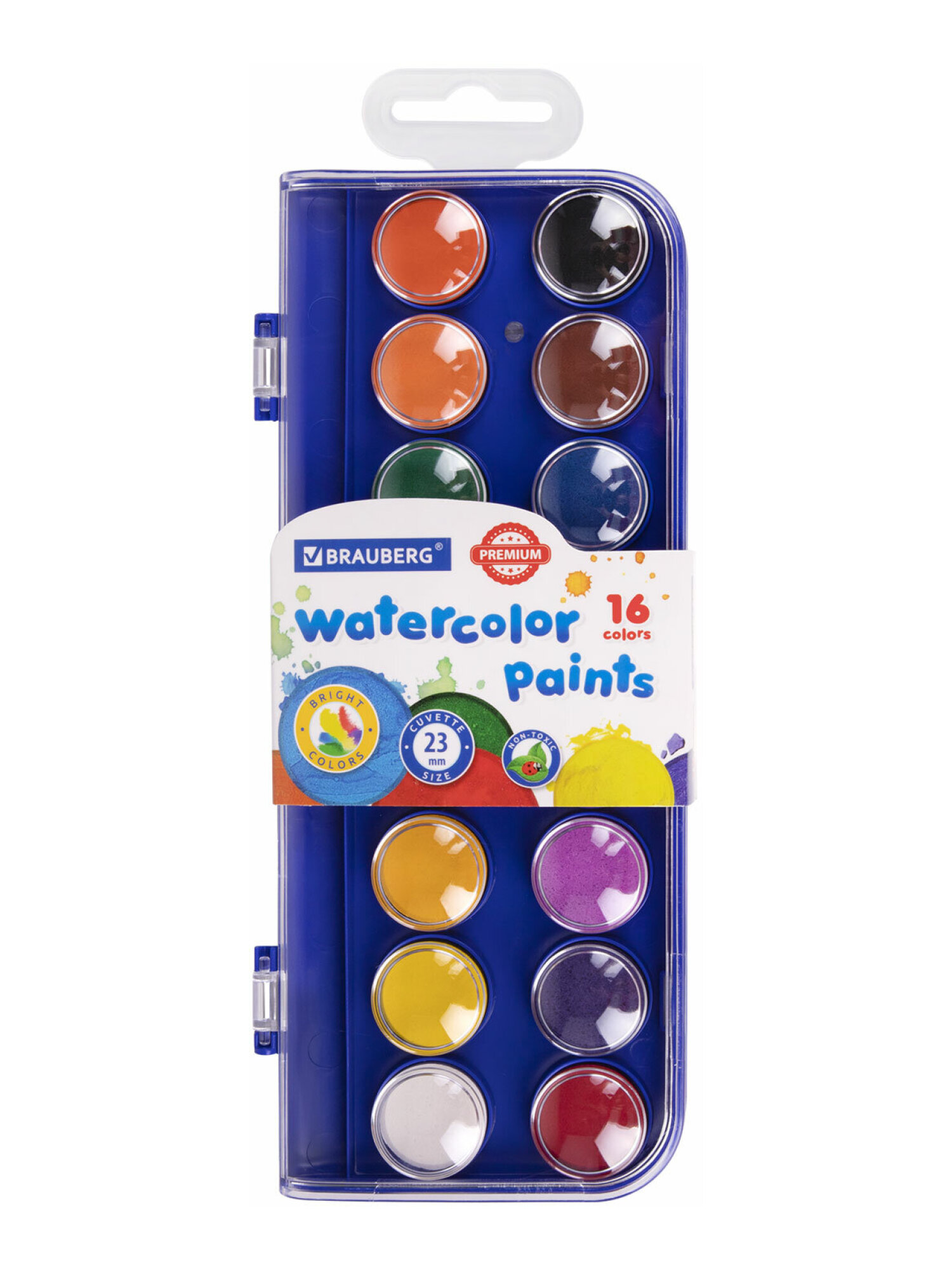 Краски акварель Brauberg 16 цв. - фото 5