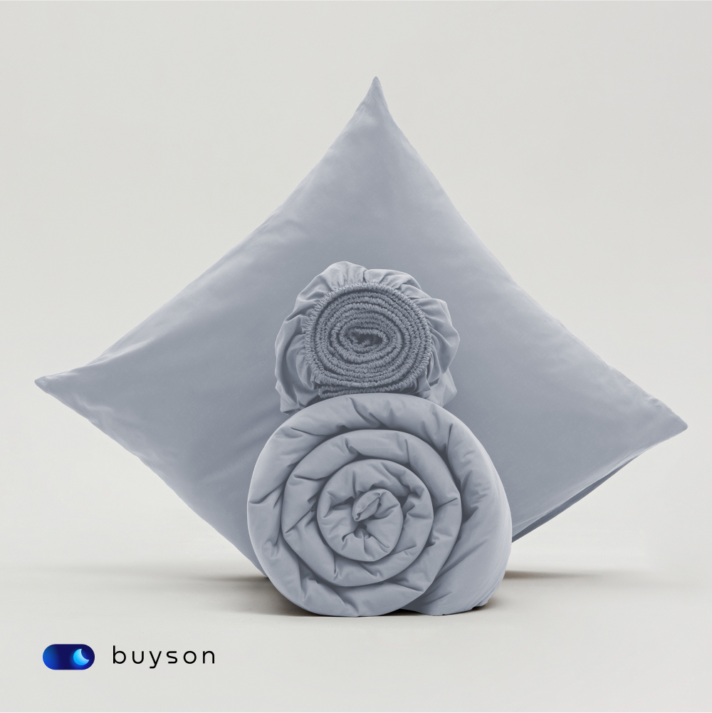 Пододьяльник buyson BuyDream 200х215 см, хлопок (поплин) деним - фото 8
