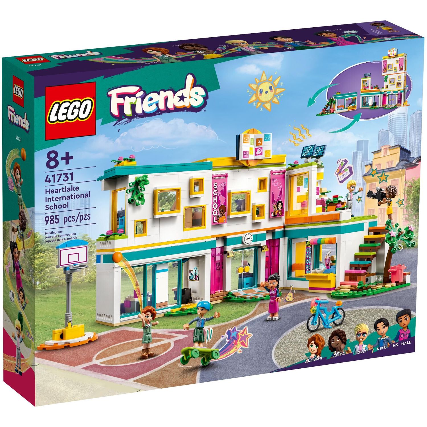 Конструктор LEGO Friends Международная школа Хартлейк блочный - фото 2