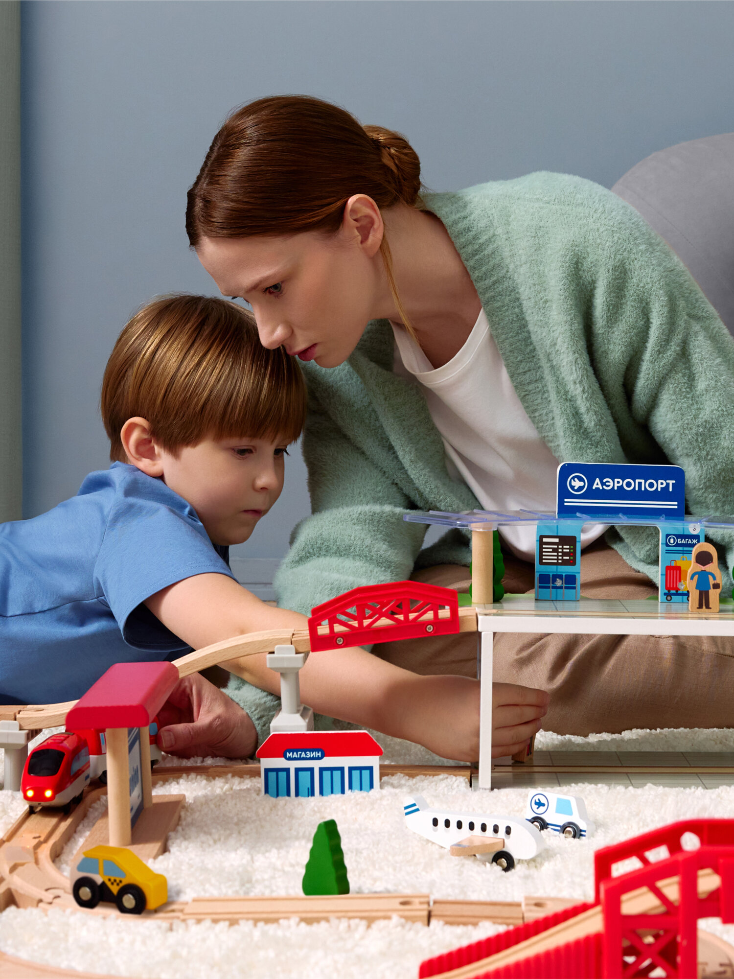 Набор железнодорожный Junion 112.5 см 904304.PH05Y019-2 - фото 13