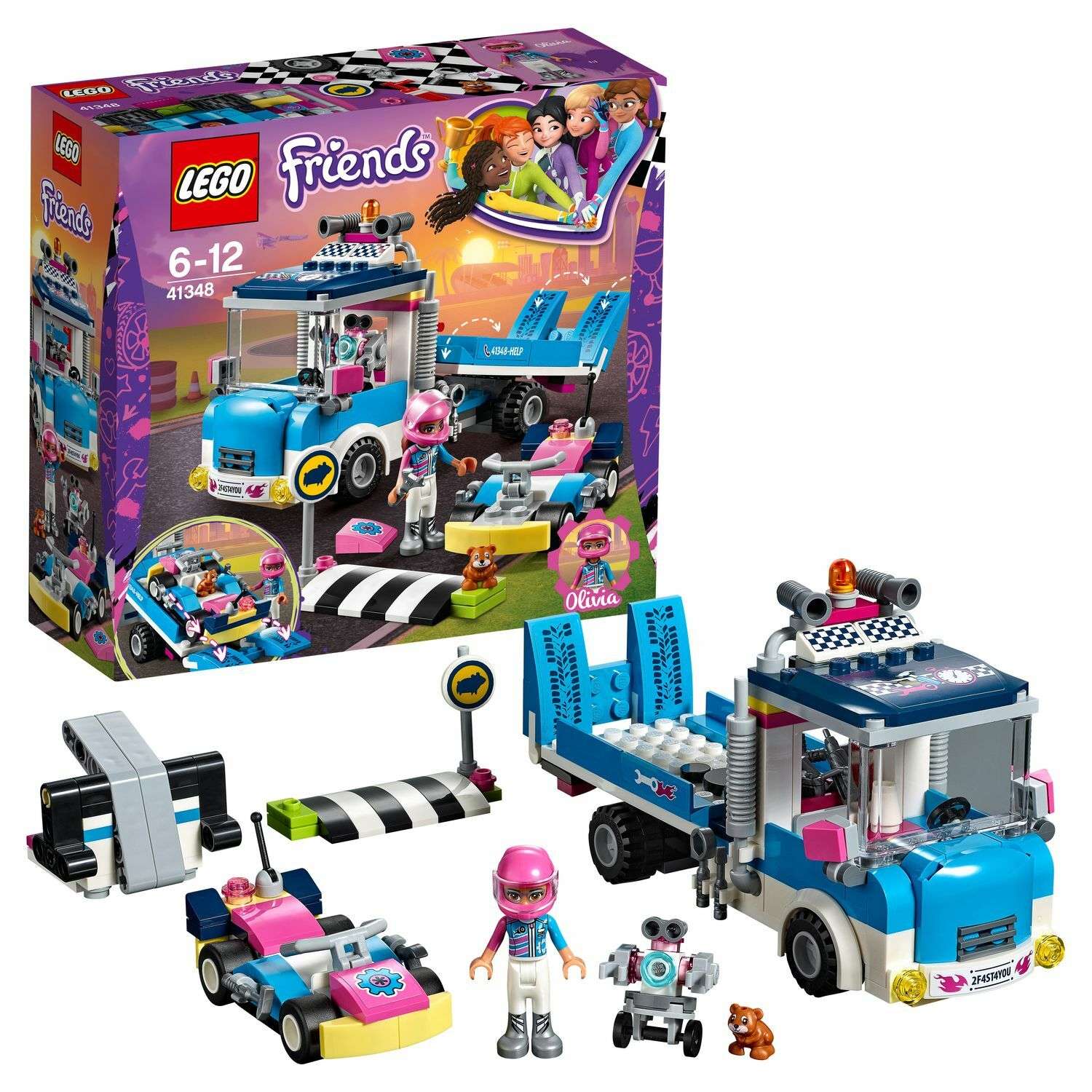 Конструктор LEGO Friends Грузовик техобслуживания - фото 1