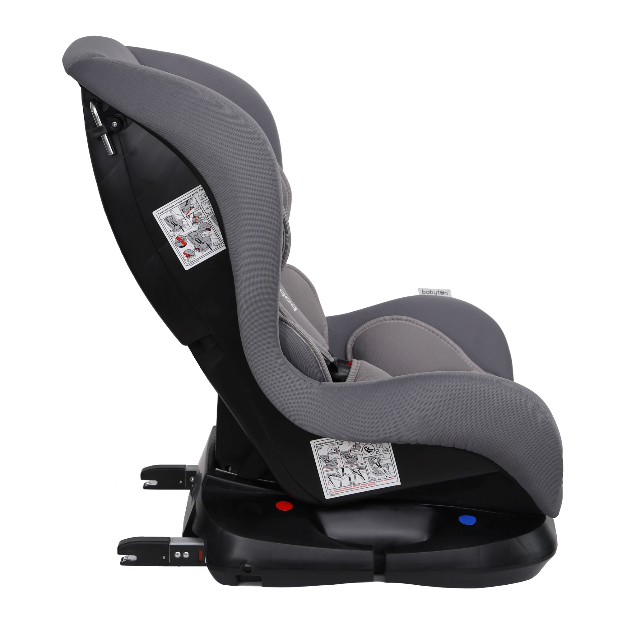 Автокресло Babyton Nord Fix Grey Isofix 0+/1 (0-18 кг) - фото 15