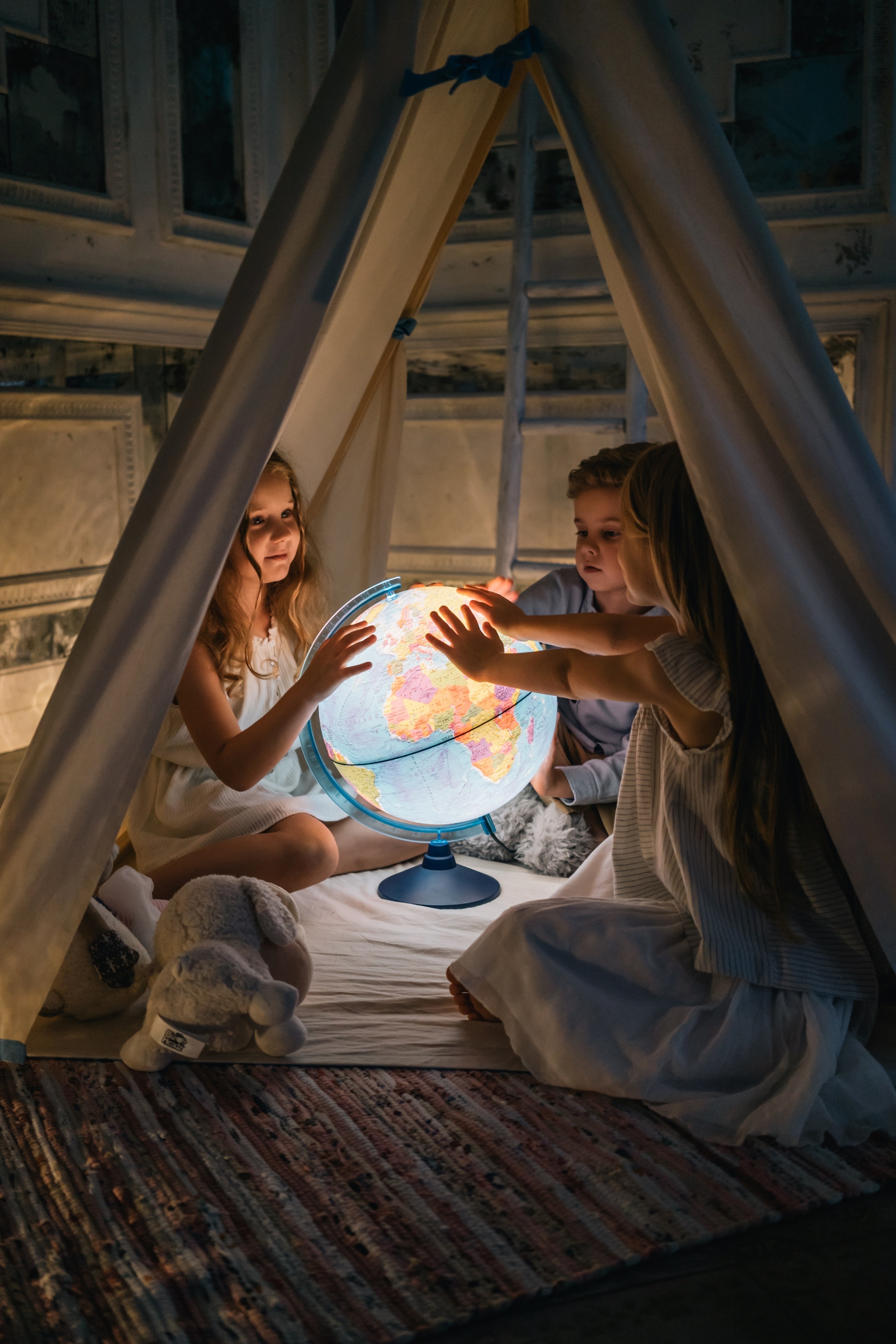Глобус Globen Земли политический с подсветкой от батареек диаметр 32 см - фото 12