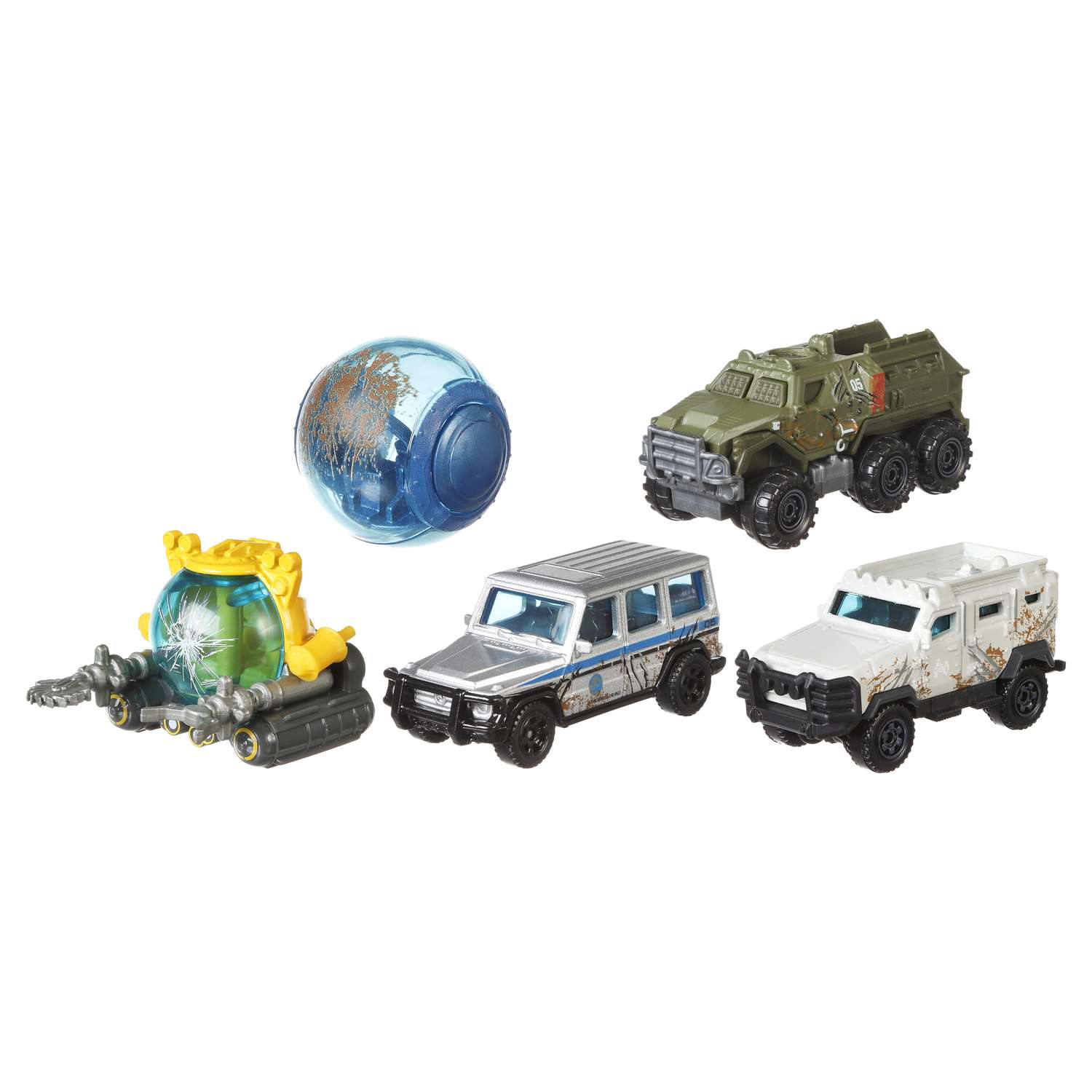 Боевая машина Matchbox Jurassic World Боевые раны в ассортименте FVR56 - фото 1