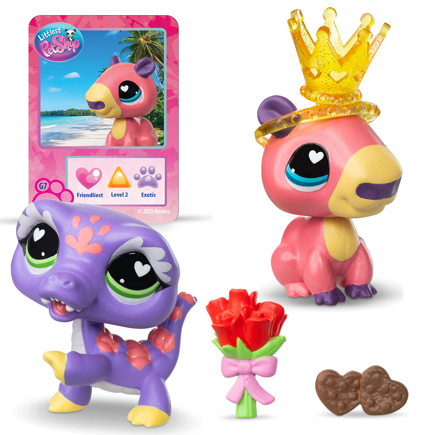 Игровой набор Littlest Pet Shop Капибара и Ящерица - фото 1