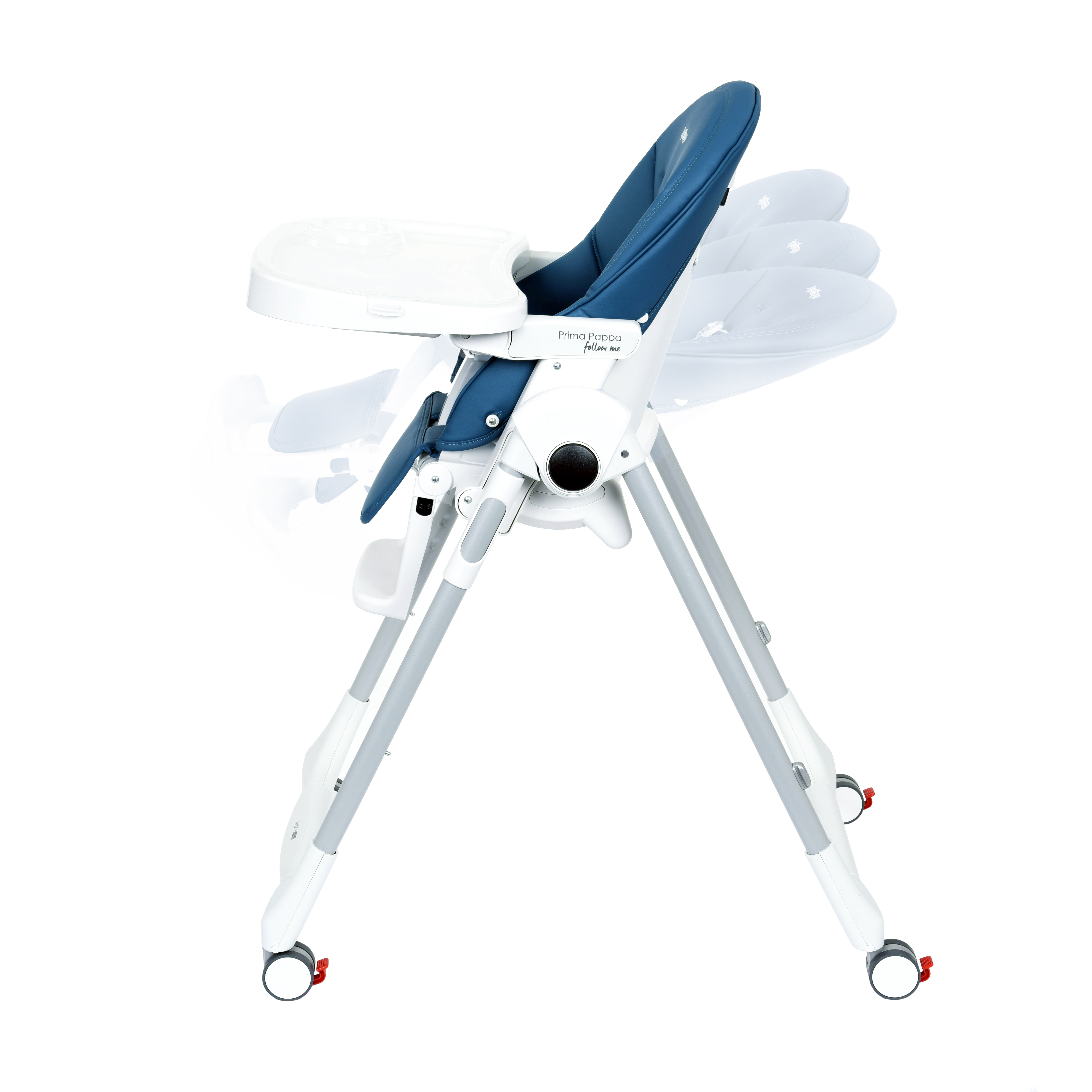 Стульчик для кормления Peg-Perego Prima Pappa Follow Me синий - фото 2