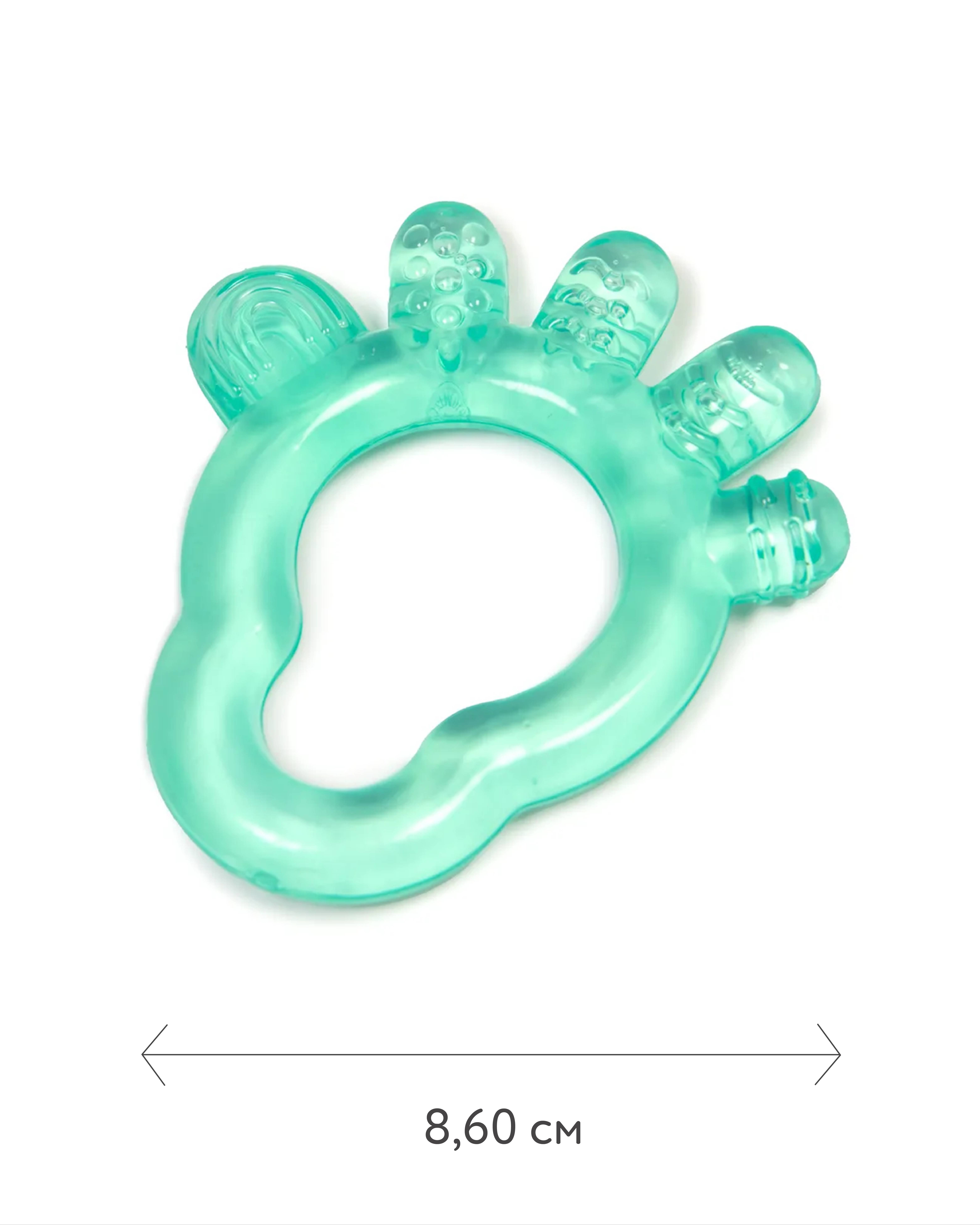 Прорезыватель BabyGo Нога с водой - фото 5