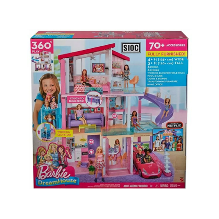 Домик для кукол Barbie с мебелью